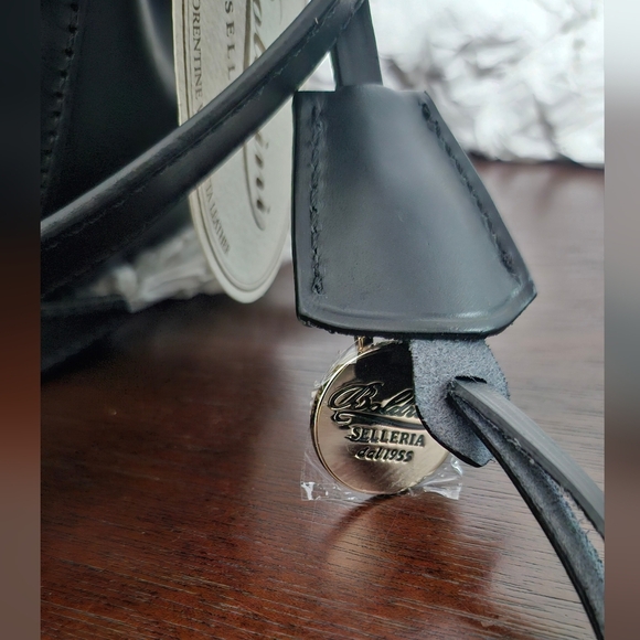 NWT Boldrini Selleria Opera Accordion Round Shell Leather Crossbody - Picture 9 of 9